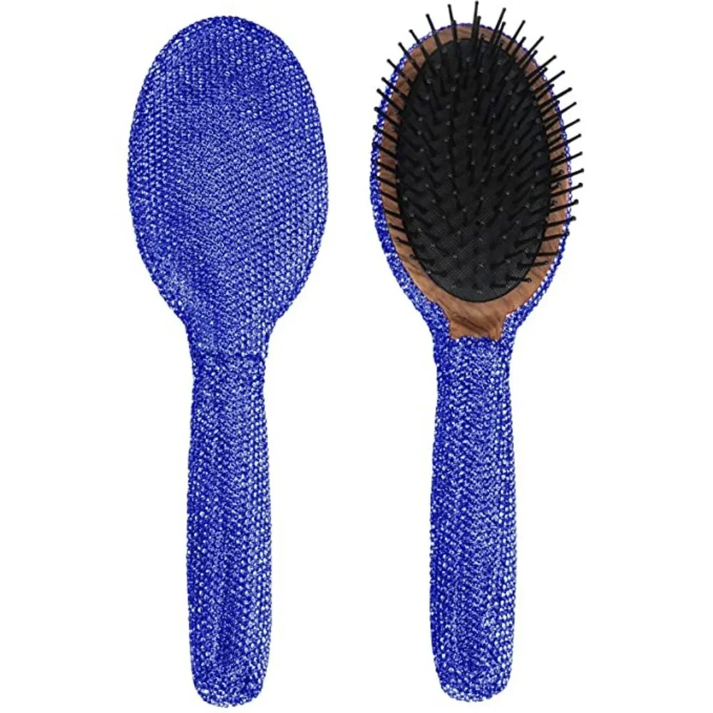 NWT Sparkling Bling Crystal Rhinestone Hair Brush + FREE Gift! - Picture 10 of 15